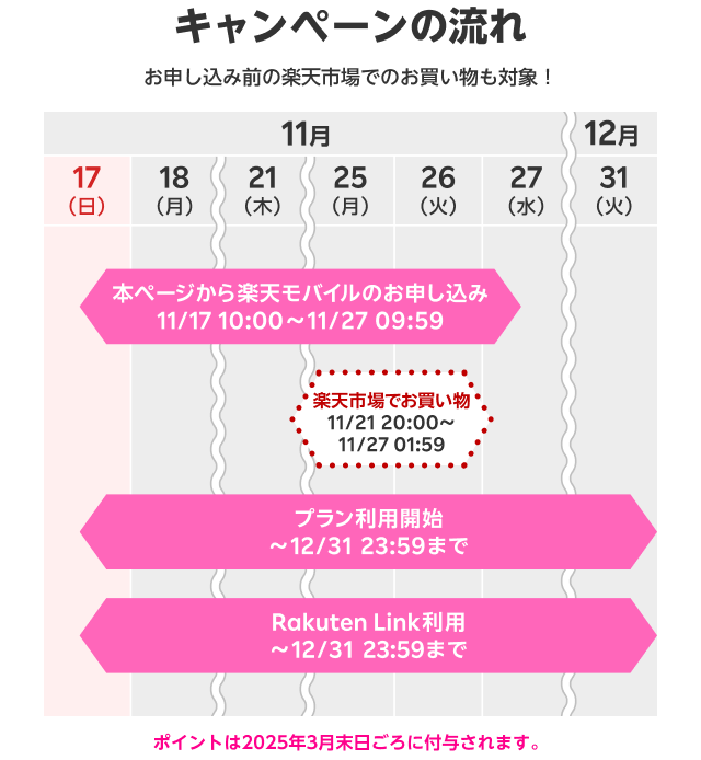 キャンペーンの流れ