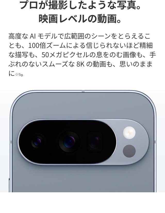プロが撮影したような写真。映画レベルの動画。